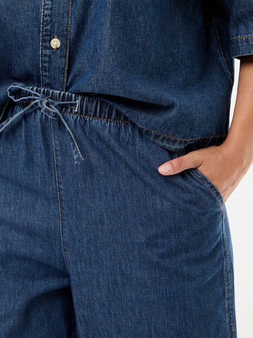 Pantalón ancho con 2 bolsillos - Kiabi