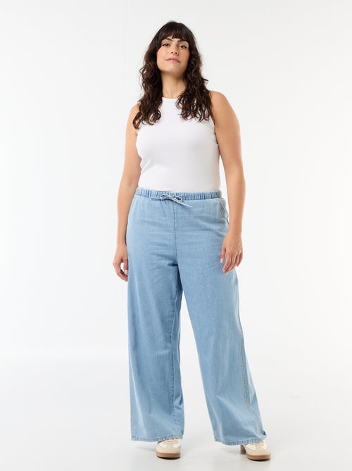 Pantalón ancho con 2 bolsillos - Kiabi