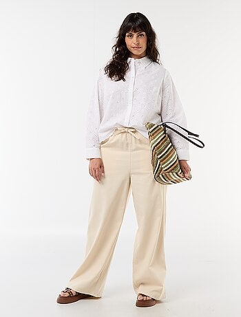 Pantalón ancho con 2 bolsillos
