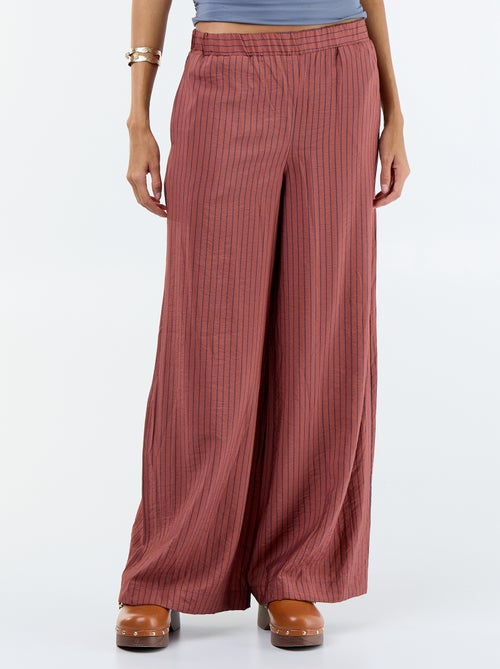 Pantalón ancho con 2 bolsillos - Kiabi