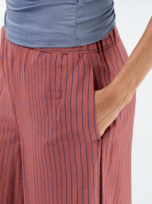 Pantalón ancho con 2 bolsillos - Kiabi