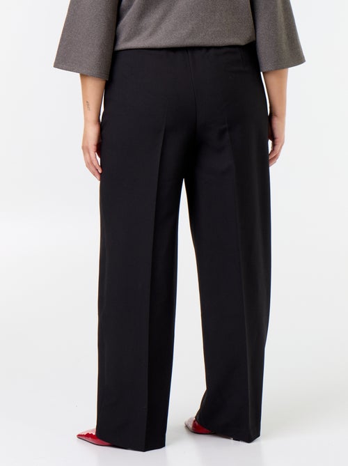 Pantalón ancho con botones dorados de fantasía - Kiabi