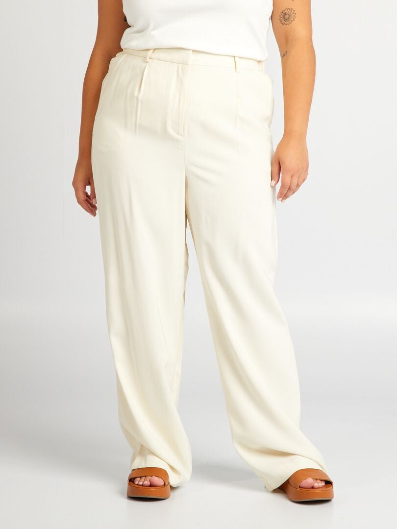 Wide, Cropped Jeans Pantalón Other Stories De Tiro Alto Tapered