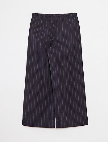 Pantalón ancho con cintura elástica y 2 bolsillos
