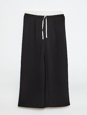 Pantalón ancho con efecto 2 en 1 estilo calzón