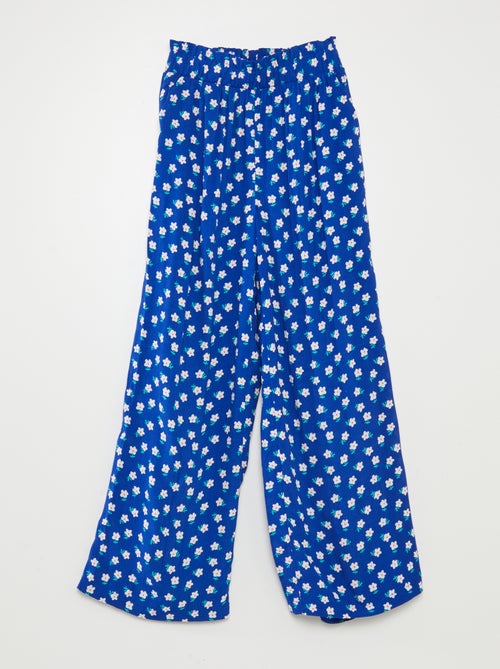 Pantalón ancho con estampado - Kiabi