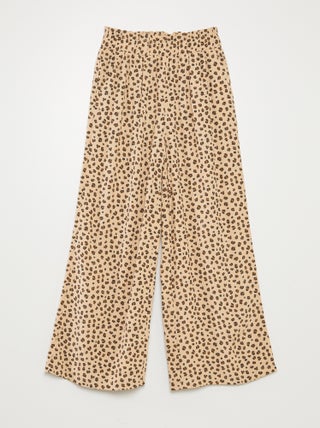 Pantalón ancho con estampado
