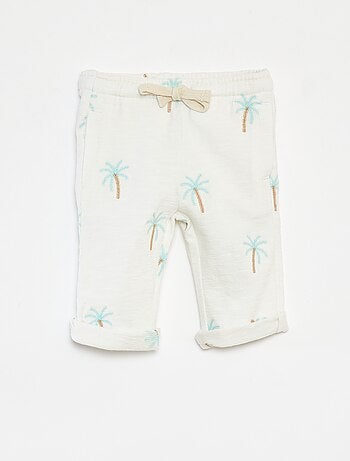 Pantalón ancho con estampado