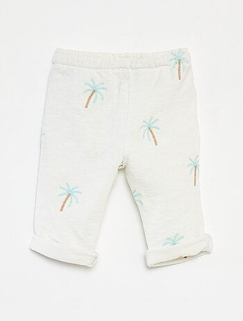 Pantalón ancho con estampado