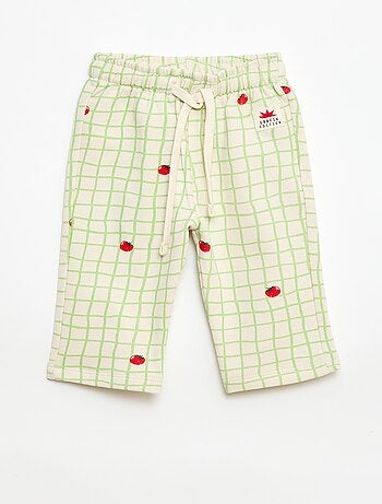 Pantalón ancho con estampado