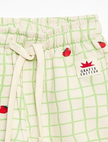 Pantalón ancho con estampado