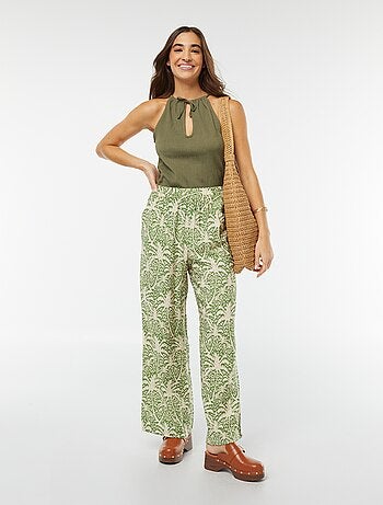 Pantalón ancho con estampado 'JDY'