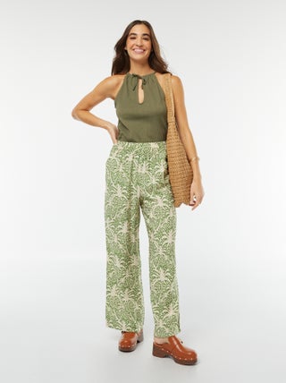 Pantalón ancho con estampado 'JDY'