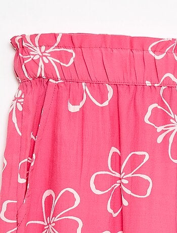 Pantalón ancho con estampado