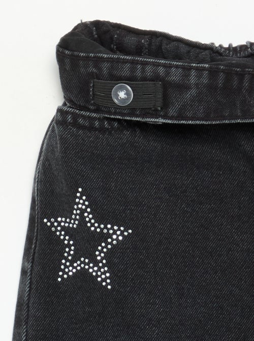 Pantalón ancho con strass - Kiabi