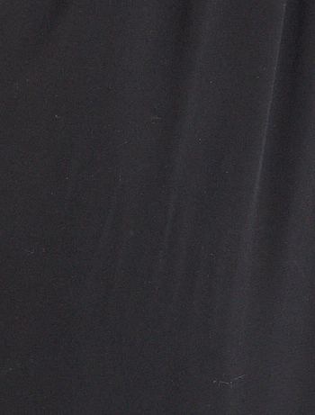 Pantalón ancho cropped - negro - Kiabi - 20.00€