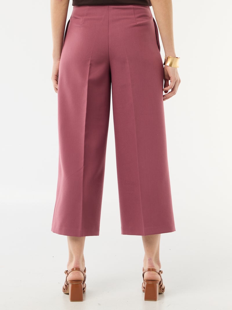 Pantalón ancho de ceremonia Rojo - Kiabi