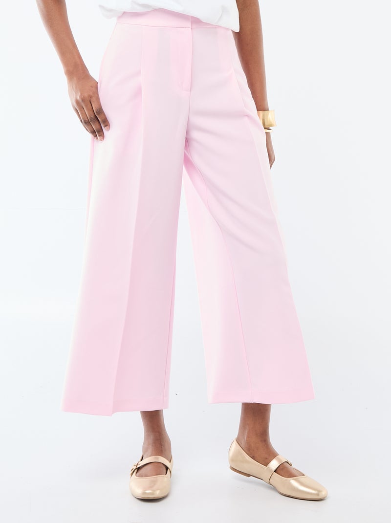 Pantalón ancho de ceremonia Rosa - Kiabi