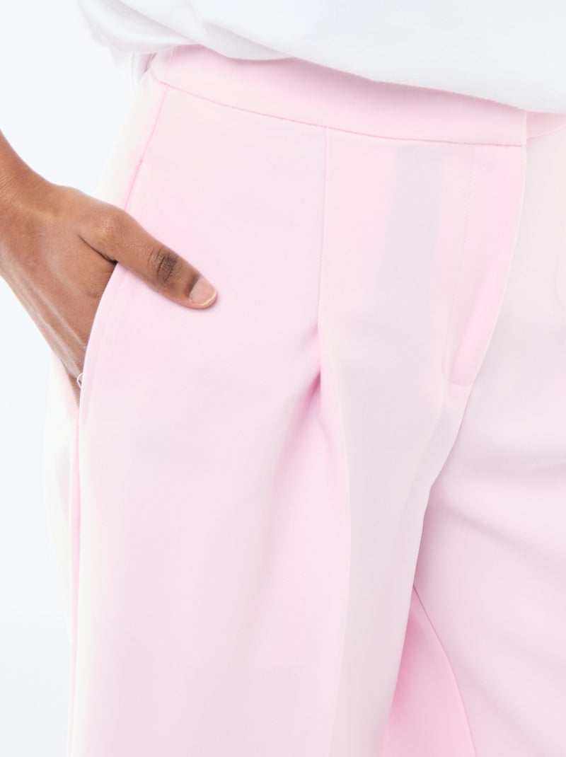 Pantalón ancho de ceremonia Rosa - Kiabi