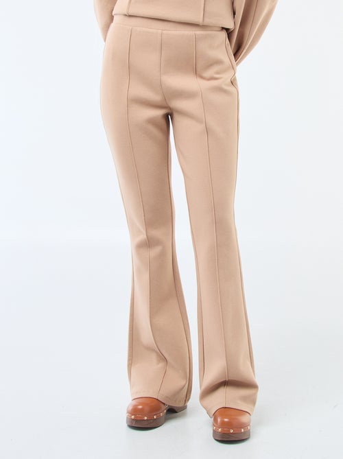 Pantalón ancho de felpa ligera - Kiabi