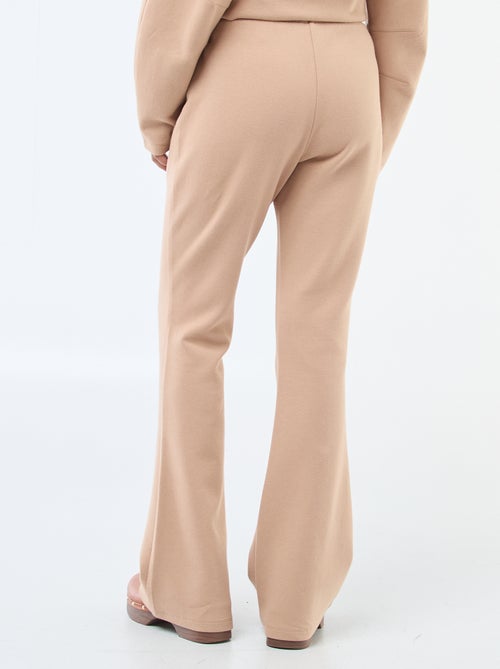 Pantalón ancho de felpa ligera - Kiabi