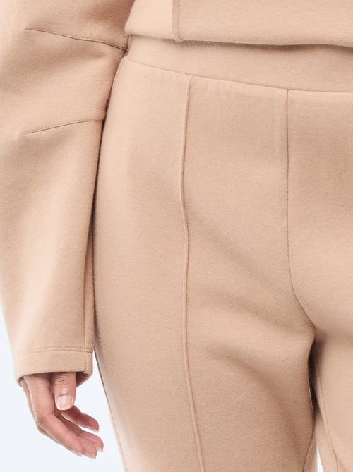 Pantalón ancho de felpa ligera - Kiabi