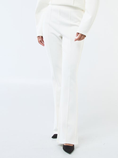 Pantalón ancho de felpa ligera - Kiabi