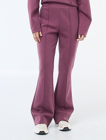 Pantalón ancho de felpa ligera