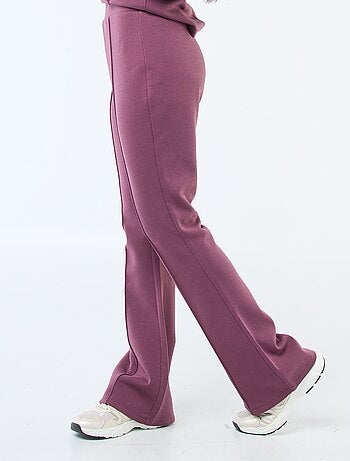 Pantalón ancho de felpa ligera