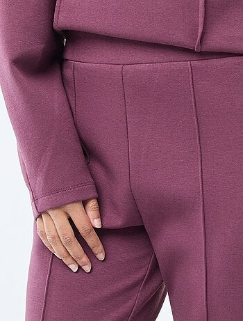 Pantalón ancho de felpa ligera