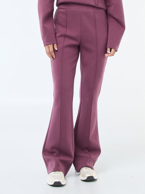 Pantalón ancho de felpa ligera - Kiabi