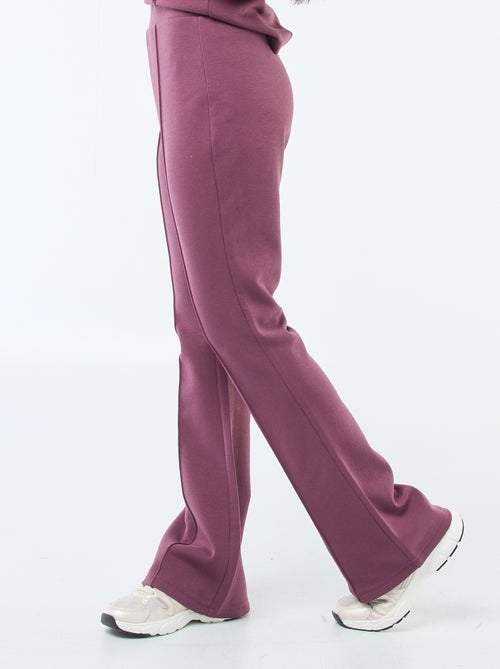 Pantalón ancho de felpa ligera - Kiabi