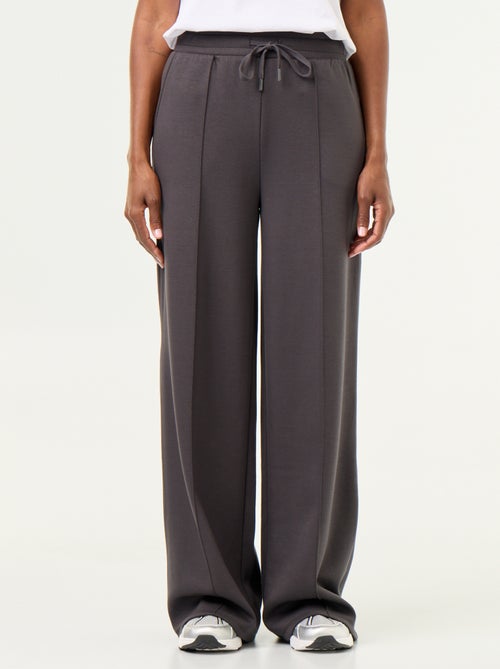 Pantalón ancho de forro polar - Kiabi Pantalón ancho de forro polar - Kiabi