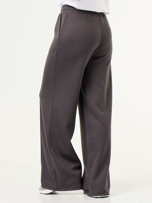 Pantalón ancho de forro polar - Kiabi Pantalón ancho de forro polar - Kiabi