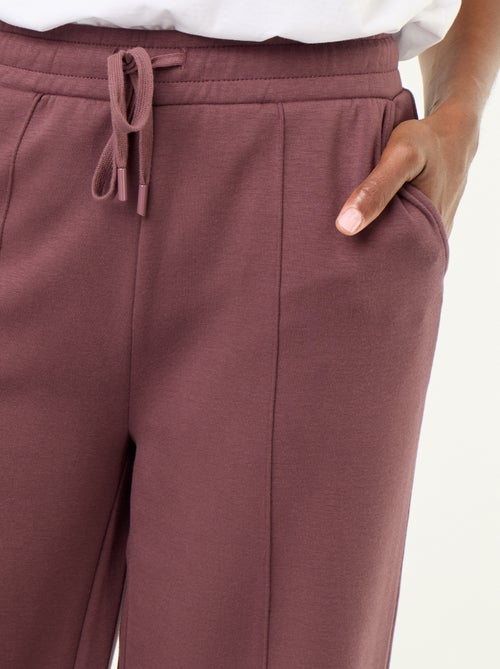 Pantalón ancho de forro polar - Kiabi Pantalón ancho de forro polar - Kiabi