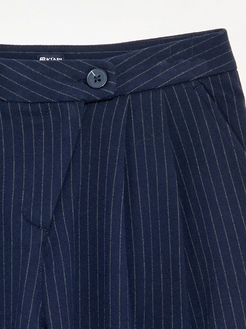 Pantalón ancho de franela - Kiabi