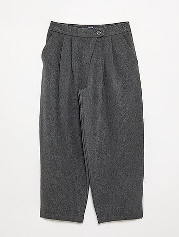 Pantalón ancho de franela