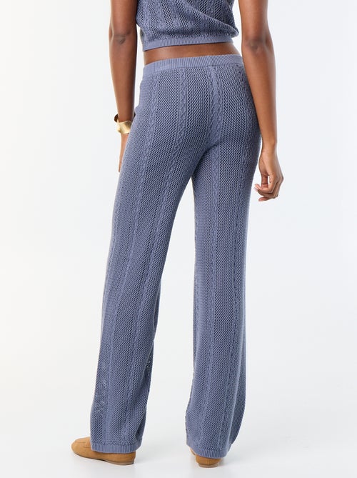 Pantalón ancho de ganchillo - Kiabi Pantalón ancho de ganchillo - Kiabi