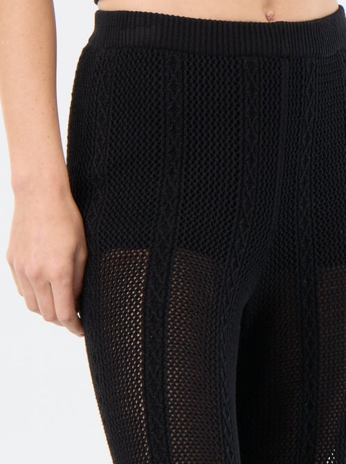 Pantalón ancho de ganchillo - Kiabi Pantalón ancho de ganchillo - Kiabi