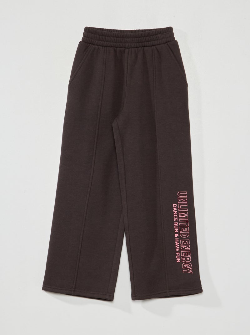 Pantalón ancho de jogging GRIS - Kiabi