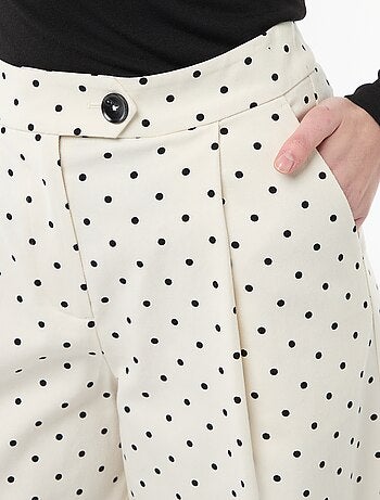 Pantalón ancho de lunares