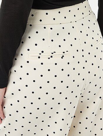 Pantalón ancho de lunares