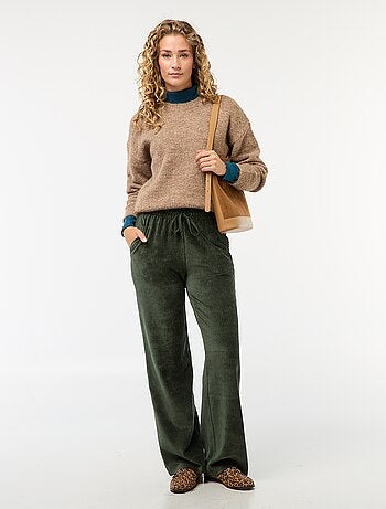 Pantalón ancho de pana