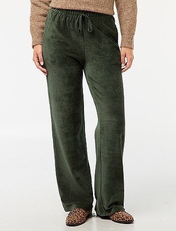 Pantalón ancho de pana