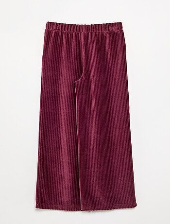 Pantalón ancho de pana