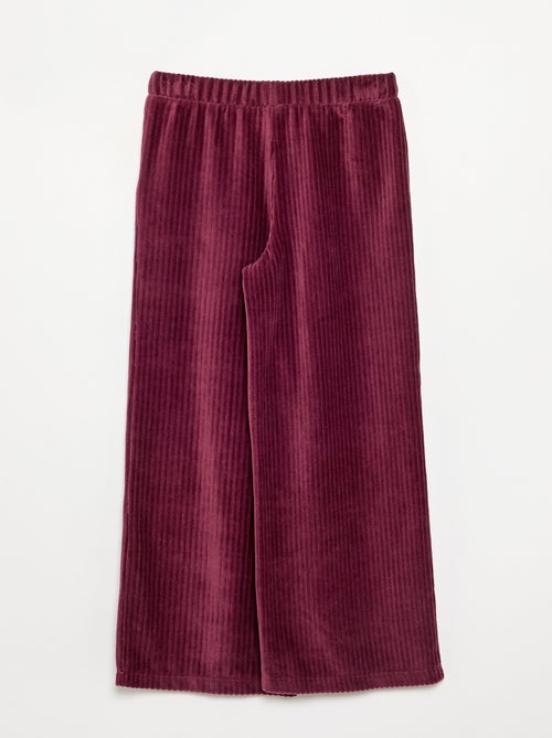 Pantalón ancho de pana - Kiabi