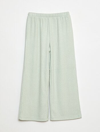 Pantalón ancho de punto