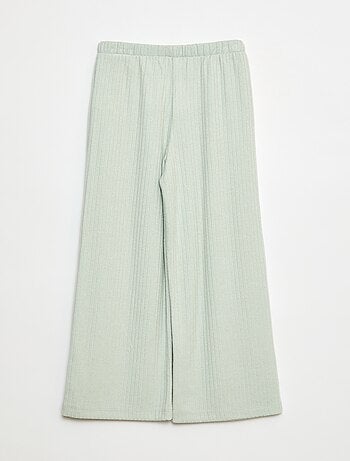 Pantalón ancho de punto