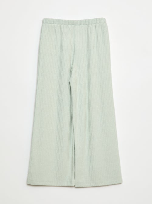 Pantalón ancho de punto - Kiabi