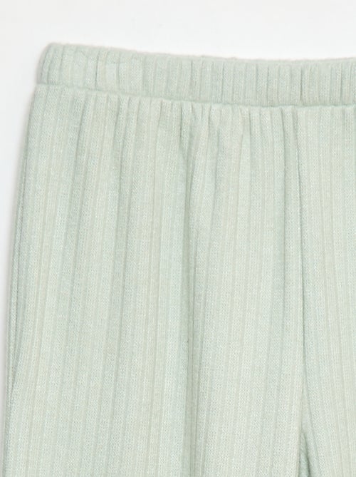 Pantalón ancho de punto - Kiabi